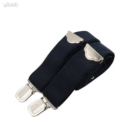 YBMB Fashion Shirt Suspeenders Leather X-back Braces 4 clips Length adjustable Casual suspensorio Trousers Strap High Quality YBMB Fashion Shirt Suspeenders Leather X-back Braces 4 clips Length adjustable Casual suspensorio Trousers Strap High Quality