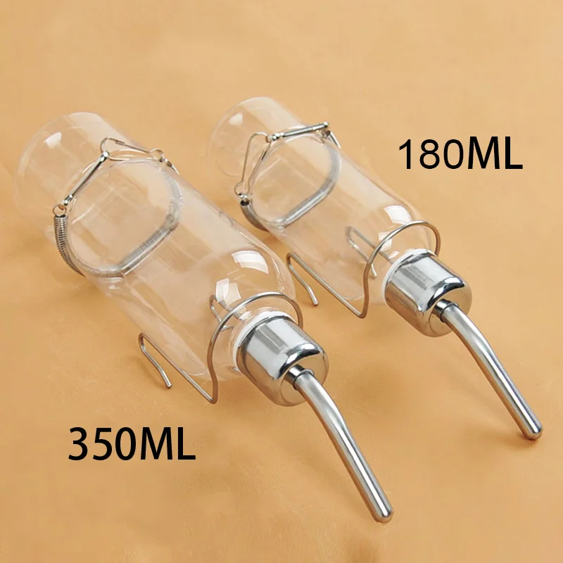 Alimentador de agua botella colgante fuente de agua para mascotas ANIMAL PEQUEÑO conejos hámster H99F