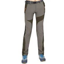 Для женщин летние Пеший Туризм брюки Водонепроницаемый быстросохнущая открытый брюки эластичные походы кемпинг рыбалка тонкие Pantalones