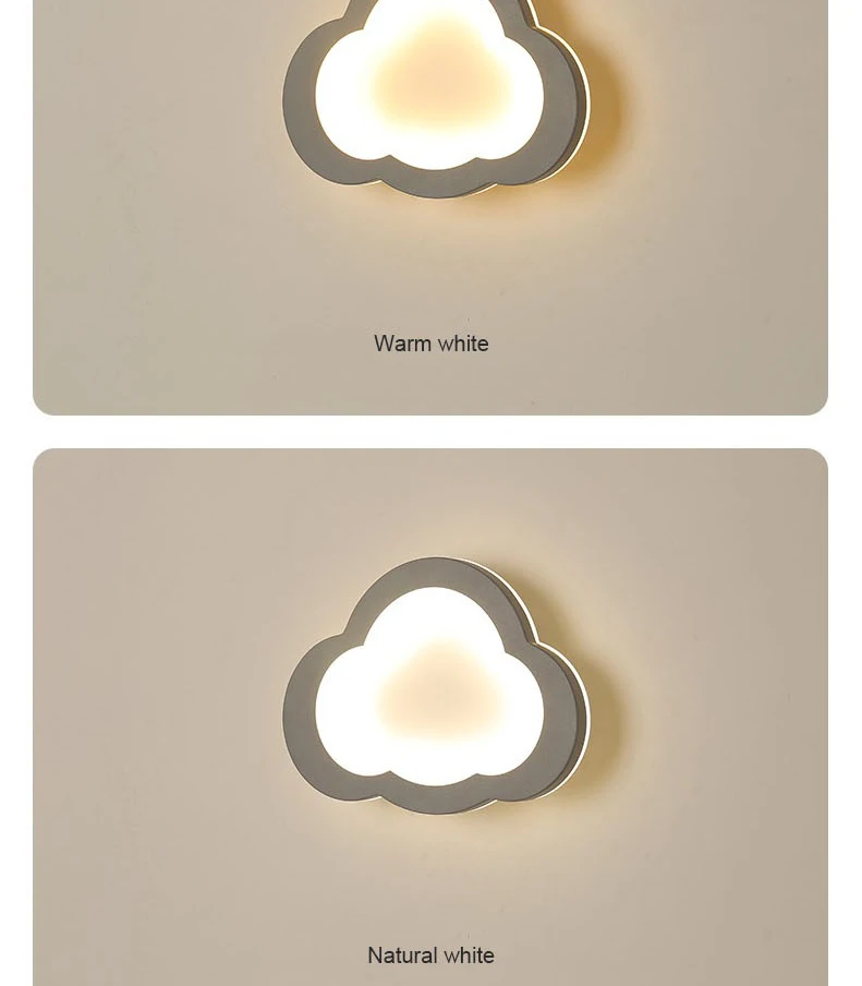 Ультра-тонкий современный светодиодный настенный светильник для гостиной, спальни, для коридора прикроватный светильник для детей, девочек и мальчиков, акриловые белые, серые настенные светильники, освещение