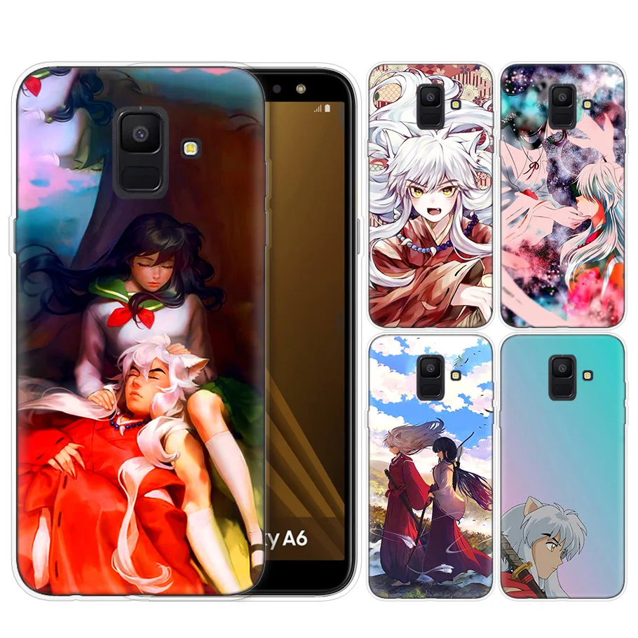 

Inuyasha Cartoon Phone Case Shell for Samsung Galaxy A20e A80 A70 A60 A50 A40 A30 A20 A10 A9 A7 A8 A6 Plus 2018 Note 8 9 Fundas