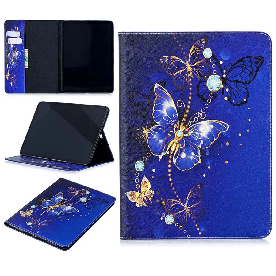 Case For iPad Pro 11 2018 Printed PU Leather Smart Cover Auto Sleep Wake Wallet Card Slot Flip Stand Case for iPad Pro 11 inch (36)