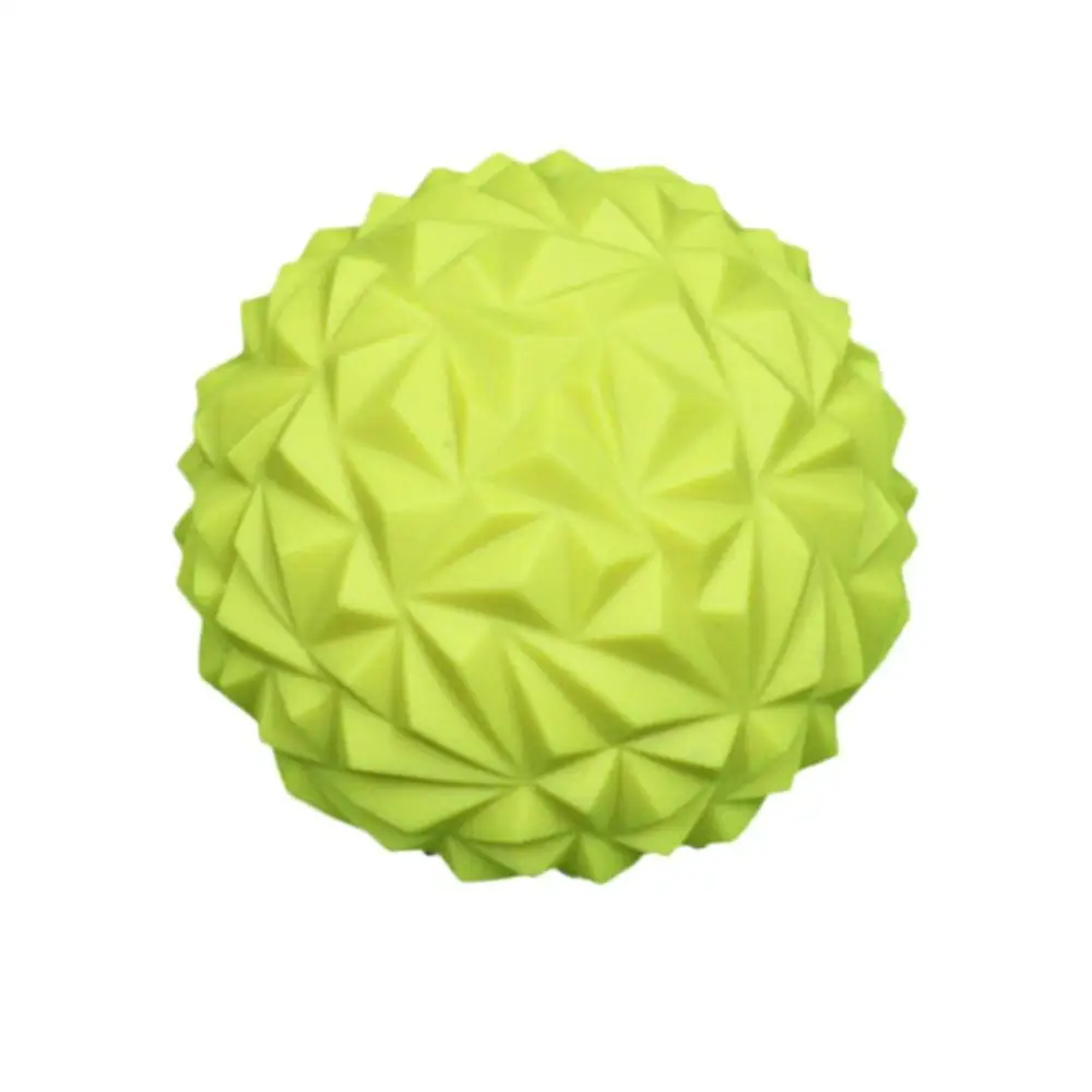 PVC пол мяч для занятий йогой, фитнесом, который поможет избавиться от Водный куб алмаз ананас мяч тренировка баланса точечный массаж доска для детей - Цвет: Цвет: желтый