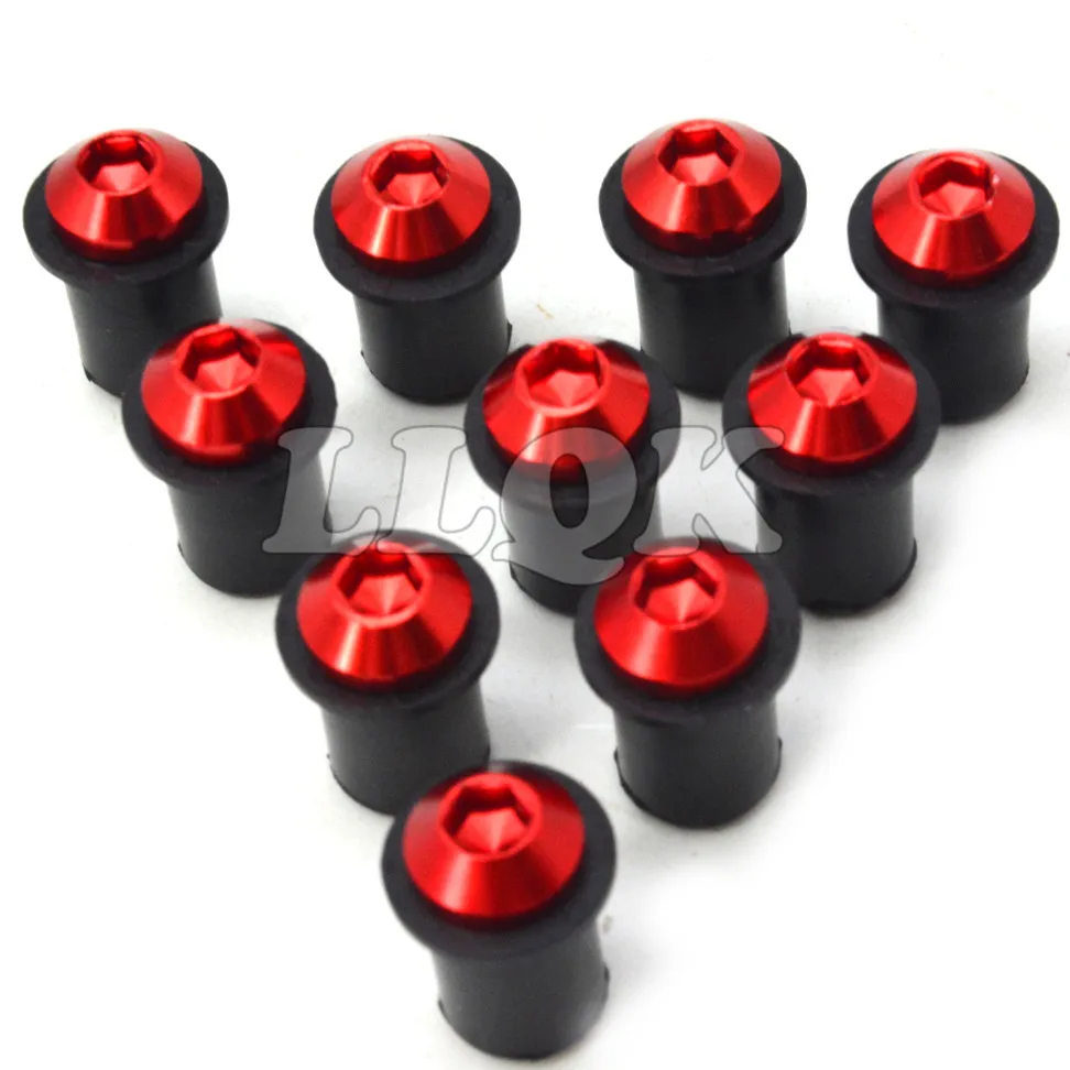 

motorcycle CNC Windshield Spike Bolt Screw M5 Nuts accessories For HONDA CB600F/CB650F Hornet 2007 2008 2009 2010 2011 2012 2013