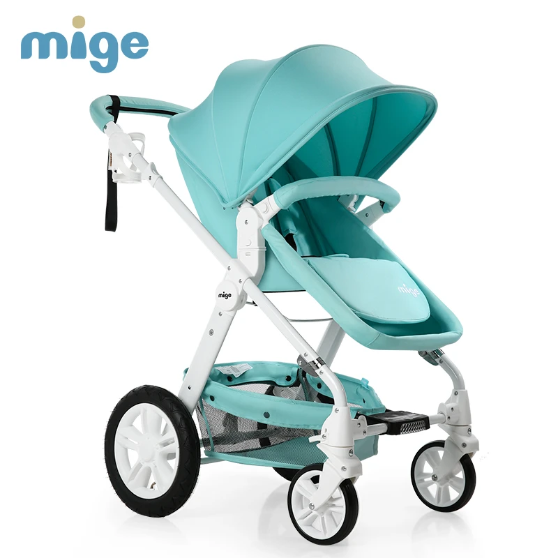 Inflatable Wheel Baby Carriage 