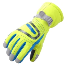 Мужские лыжные перчатки флисовые сноубордические перчатки снегоходы мотоциклетные зимние перчатки ветрозащитные водонепроницаемые зимние перчатки унисекс