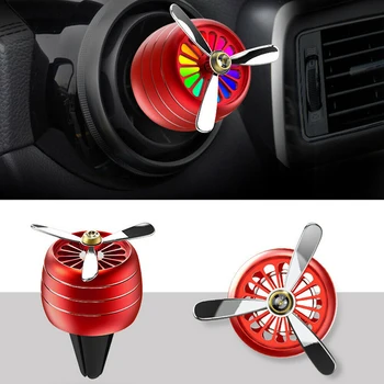 

Car Air Freshener Air Vent Perfume Freshener for BMW Toyota Ford Car Decor LED Fan Fragrance Clip in Auto Car Vent Perfume