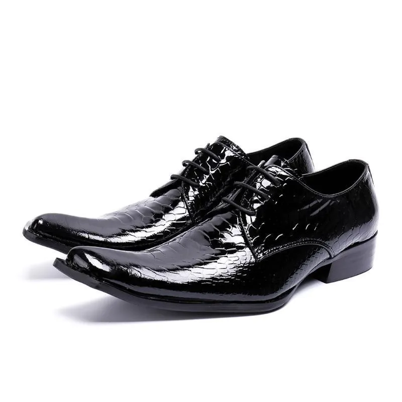Брендовая мужская повседневная обувь, роскошные модельные туфли из натуральной кожи с квадратным носком, черные модные деловые туфли на