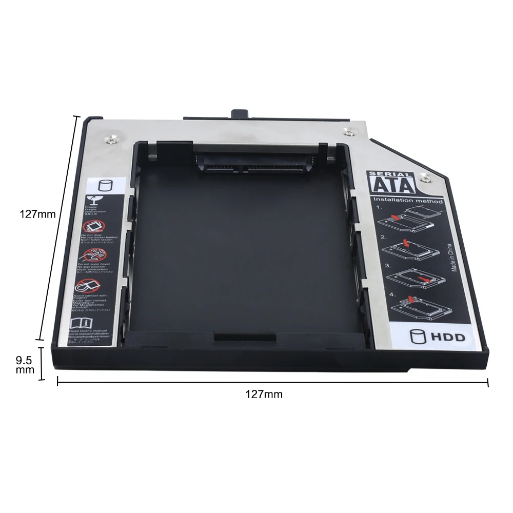 TISHRIC алюминиевый корпус для внешнего жесткого диска HDD Caddy 9 5 мм SATA 3 0 BOX 2 Lenovo ThinkPad