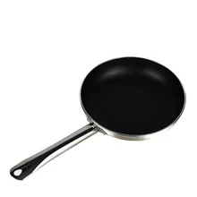 Сковорода с антипригарным покрытием, стальной ручкой, дном плиты, общий вес газовой плиты 1 кг 3