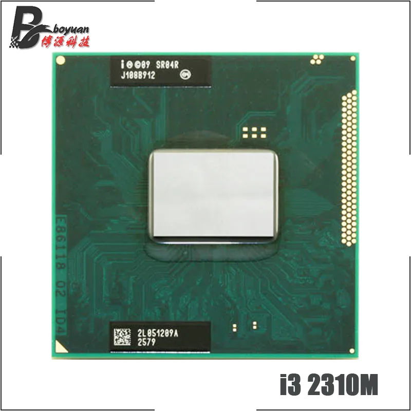 Intel Core i3-2310M i3 2310M SR04R 2,1 GHz двухъядерный четырехъядерный процессор с процессором L2 = 512M L3 = 3M 35W Socket G2