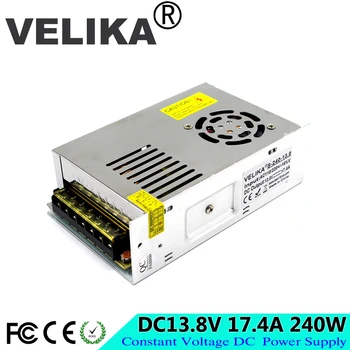 

Universial DC 13.8V 17.4A 240W Power Supply Switch Led Power Driver Transformer 110v 220v AC DC13.8V SMPS For Led Strip bar lamp
