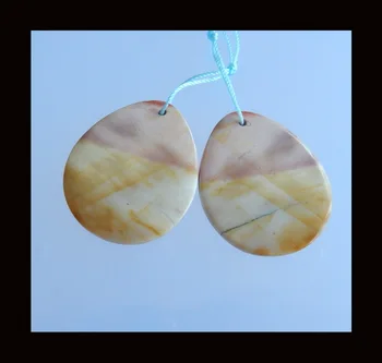 

Mookaite Jasper fashion woman Earring Bead,Fashion Jewelry For Women Earrings Accessories,36x30x4mm,14.92g