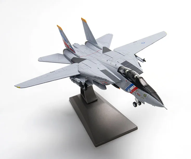 1/100 масштабные модели истребителей F14 армии США ВМФ для демонстрации коллекции самолетов игрушки для взрослых и детей