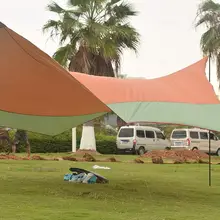 Навеса палатки король навес 5.*4.5 м супер большие размеры УФ автомобиль зонтик палатки/шестиугольная Пунта дождь тент брезент