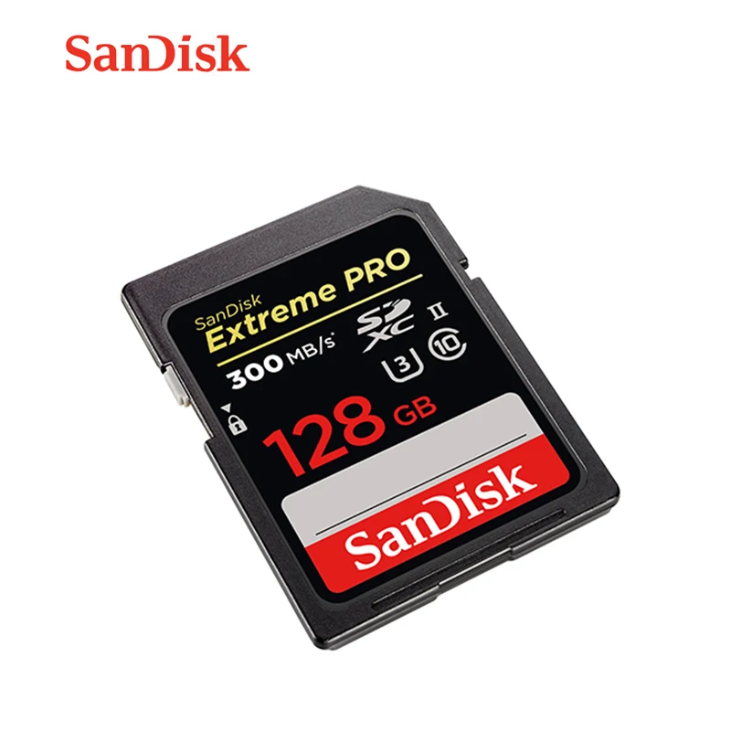 Sandisk 128 ГБ Экстрим про SD память Cand 64 Гб Uhs-II флэш-карты 32 Гб U3 C10 300MBS карта для HD 4K высокоскоростная камера Дрон