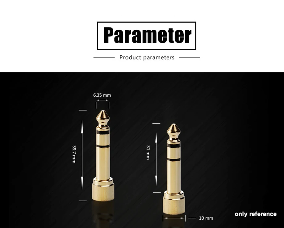 4-Gold-Plated-Earphone-Microphone-Plug-Audio-Jack-TRS-Converter-Adapter-Downstep-Connector