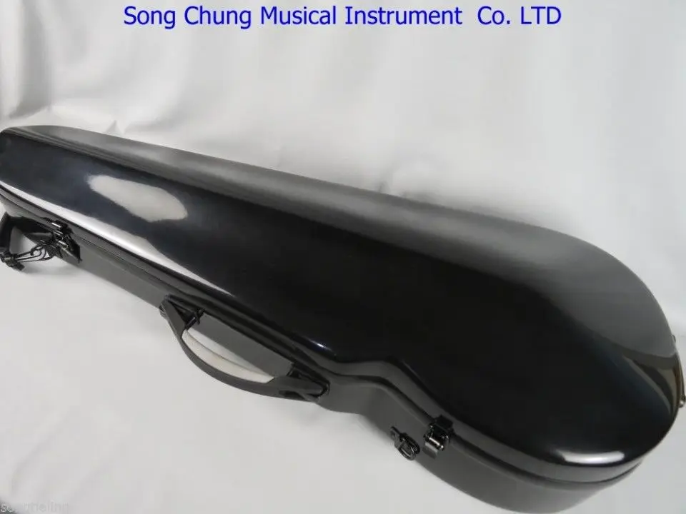 

Black hard glass fiber adjustable Viola case for viola 15"-17 inch