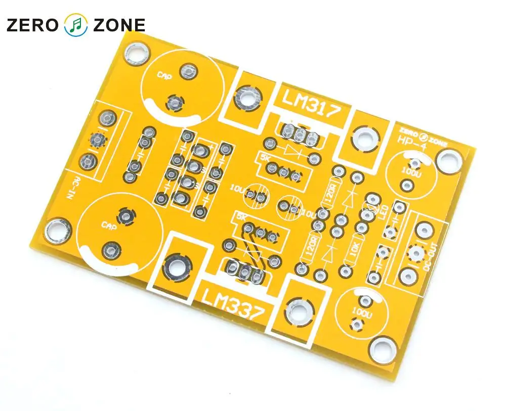 H P 4 (LM317/LM337) Регулируемый Регулятор Фильтра источник питания печатная