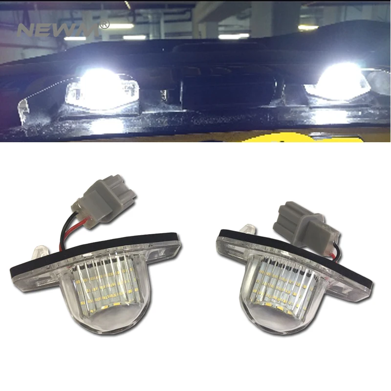 2x LED License Plate Light OEM Replacement Kit for Honda CRV Fit Jazz Crosstour Odyssey OEM part
