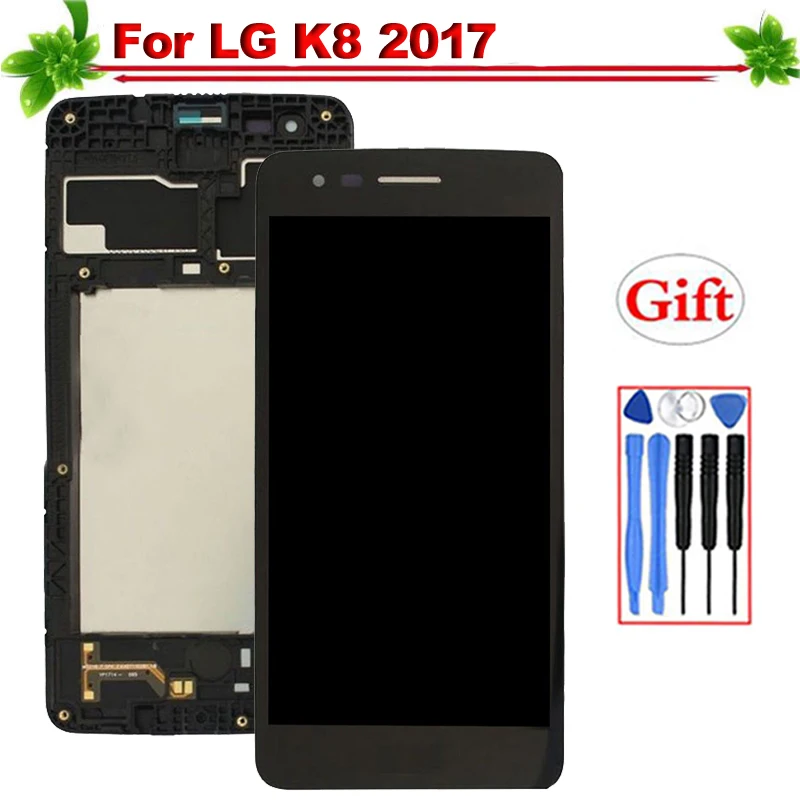 

Tested for LG K8 2017 M200 M200N MS210 M210 LCD Display With Frame Touch Screen Digitizer Assembly Replacemen for LG K8 2017 Lcd