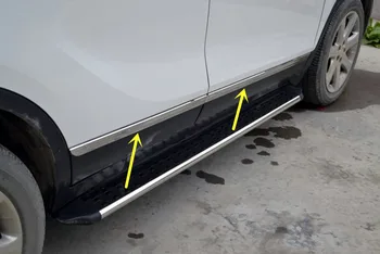 

Car Styling 4PCS Stainless Steel Side Body Molding Cover Trim For Vauxhall Opel Mokka / Buick Encore 2013-2017