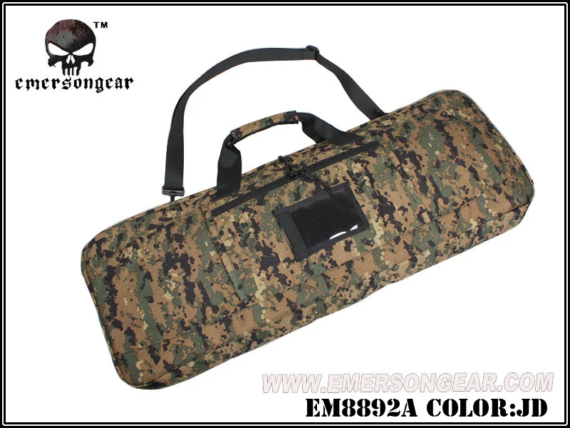 EMERSON армейская военная техника страйкбол Пейнтбол Стрельба сумка для оружия боевой тактический 3" мягкая сумка для оружия черный EM8892GUN сумка