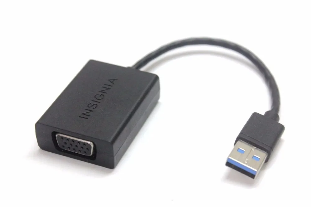 Usb 3 0 to vga graphic card display cable adapter for win7 8 insignia