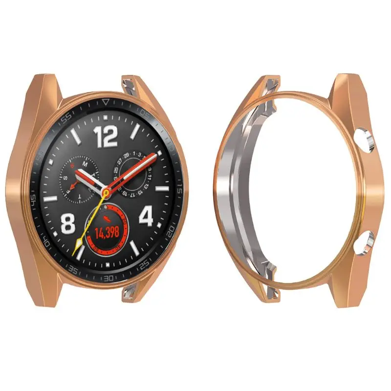 

Protective Case Hollow Cover TPU Shell Shockproof Anti-Scratch Sports Accessories for Huawei Watch GT