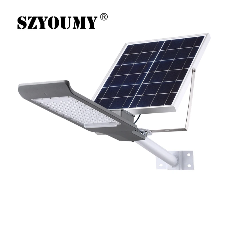 SZYOUMY 20 w 30 w 40 w 50 w 100 w Afstandsbediening Solar Schijnwerper voor Straat Solar Lamp Outdoor waterdicht Met Muur Pole Solar Licht