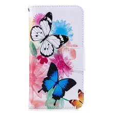 

For Xiaomi Redmi 6 Pro Flip Case Soft Card Pocket Back Cover for Redmi 6PRO Color Painted Stand Phone Protective Cases