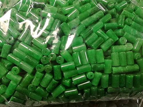 DIY ювелирные изделия нефритовый зеленый Cylindri Burma части подлинные ручные товары каждый год больше, чем производители продают нефритовый кулон