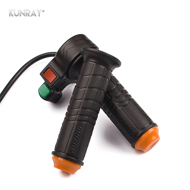 Best Wuxing Twist Handlebar Throttle With Forward Reverse Switch, Horn Button, Electric Scooter Bicycke E Bike MTB Motorcycle Grips 3