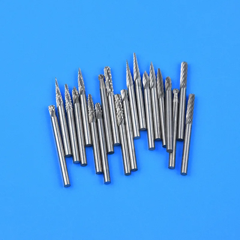 20 xTungsten КАРБИДА резак Ротари Burr Набор Гравировальный Бит 3 мм X | Инструменты