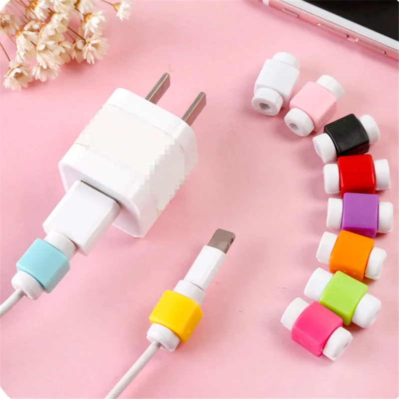 

Cable Protector USB Data Line Cord Protector Case Cable Winder Cover Cord Wire Protection Cover Charging Cable Winder For Iphone