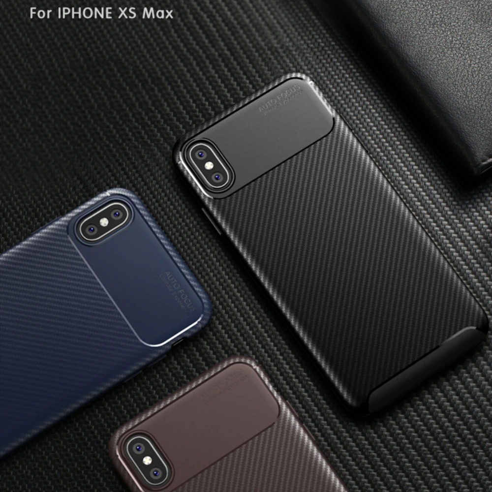 Чехол в деловом стиле для iPhone XS MAX XR X 6 7 8 Plus чехол из углеродного волокна с защитой
