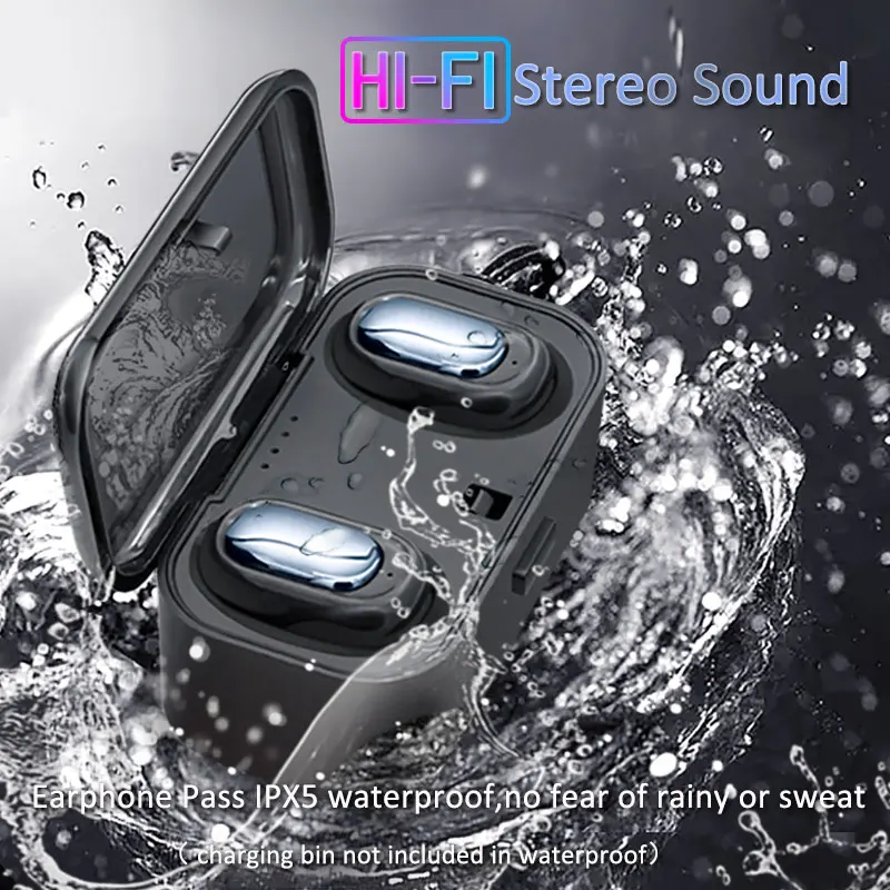 TWS беспроводные Bluetooth наушники 9D super bass стерео HIFI звук шумоподавление Mic Mi наушники Handsfree музыкальные наушники pk HBQ