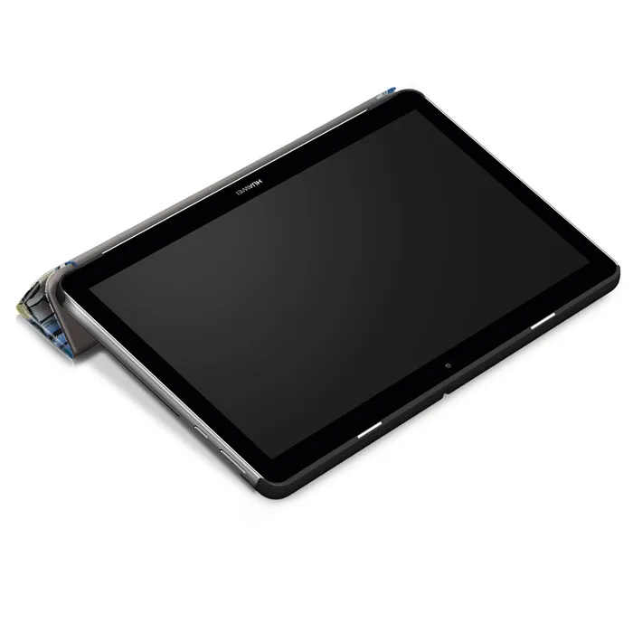 Чехол-подставка из искусственной кожи для huawei Mediapad T3 10 10,0 AGS-L09 AGS-L03 9,6 дюймов планшет+ 2 шт защита экрана