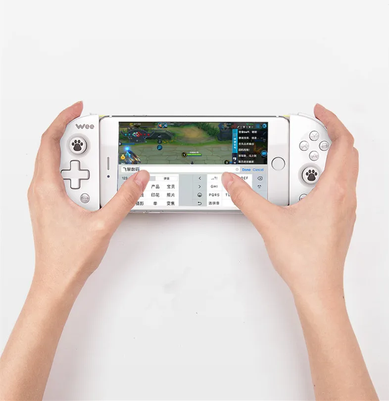 

WEE Wireless Bluetooth4.0 Gamepad support 3.5-6.3 Inch USB Cable for IOS/Android for S8/S8edge