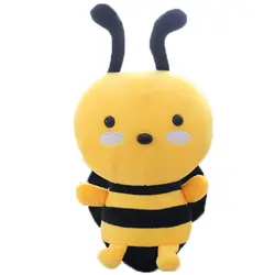 1 шт. Новый Би Плюшевые игрушки кукла милое желтое Bee игрушка для ребенка Детская подарок украшение дома животного насекомых мягкая игрушка