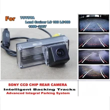 For TOYOTA Land Cruiser LC 100 LC100 1998~2007 Backing Tracks Chip Car Camera HD CCD Intelligent Rear Reverse Camera