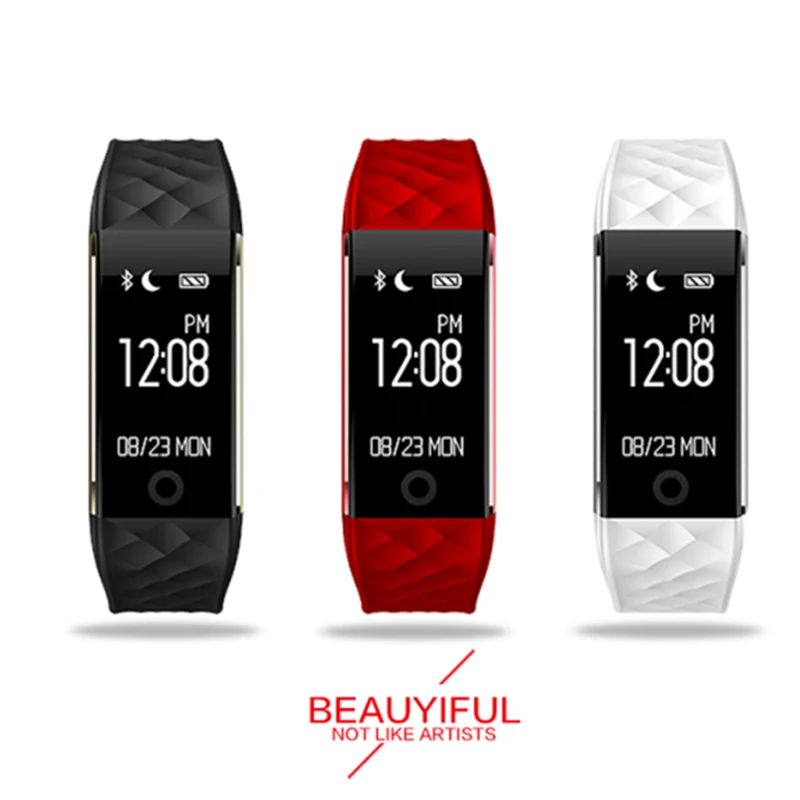 

5Pcs Wholesale Smart Bracelet With Heart Rate Monitor Pedometer Cycling Fitness Tracker Smartwatch for iPhone IOS Android Phone