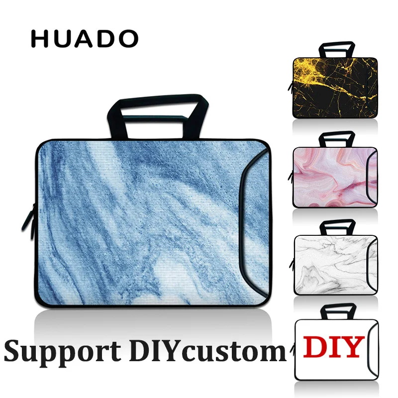 

Marble Grain Waterproof Notebook bag 15.6 17.3 Laptop portfolio Sleeve PC Handbag Men&Women bags for xiao mi pro/mac air 13/asus