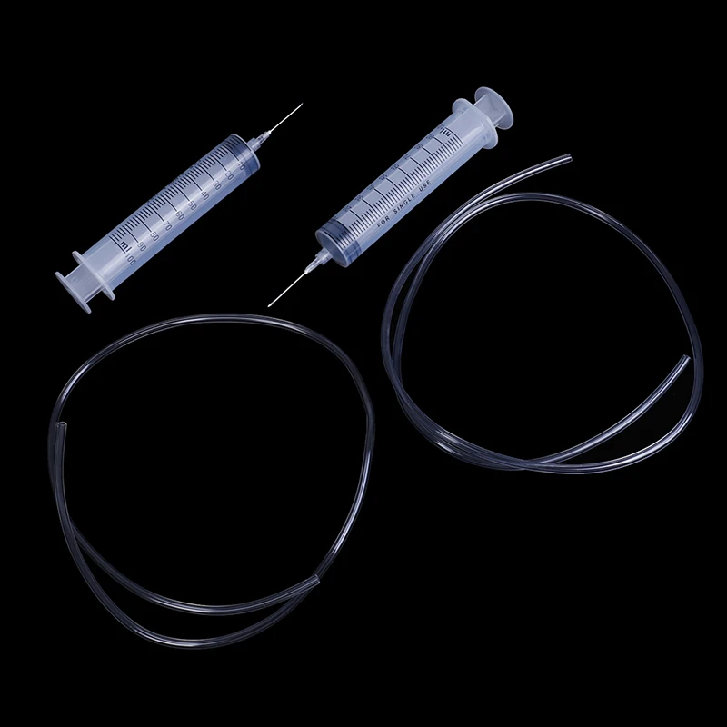 

1 Piece Measuring Syringe Plastic Syring 100ml Syringe Reusable Large Hydroponics Nutrient Measuring & 100/120cm ClearTube
