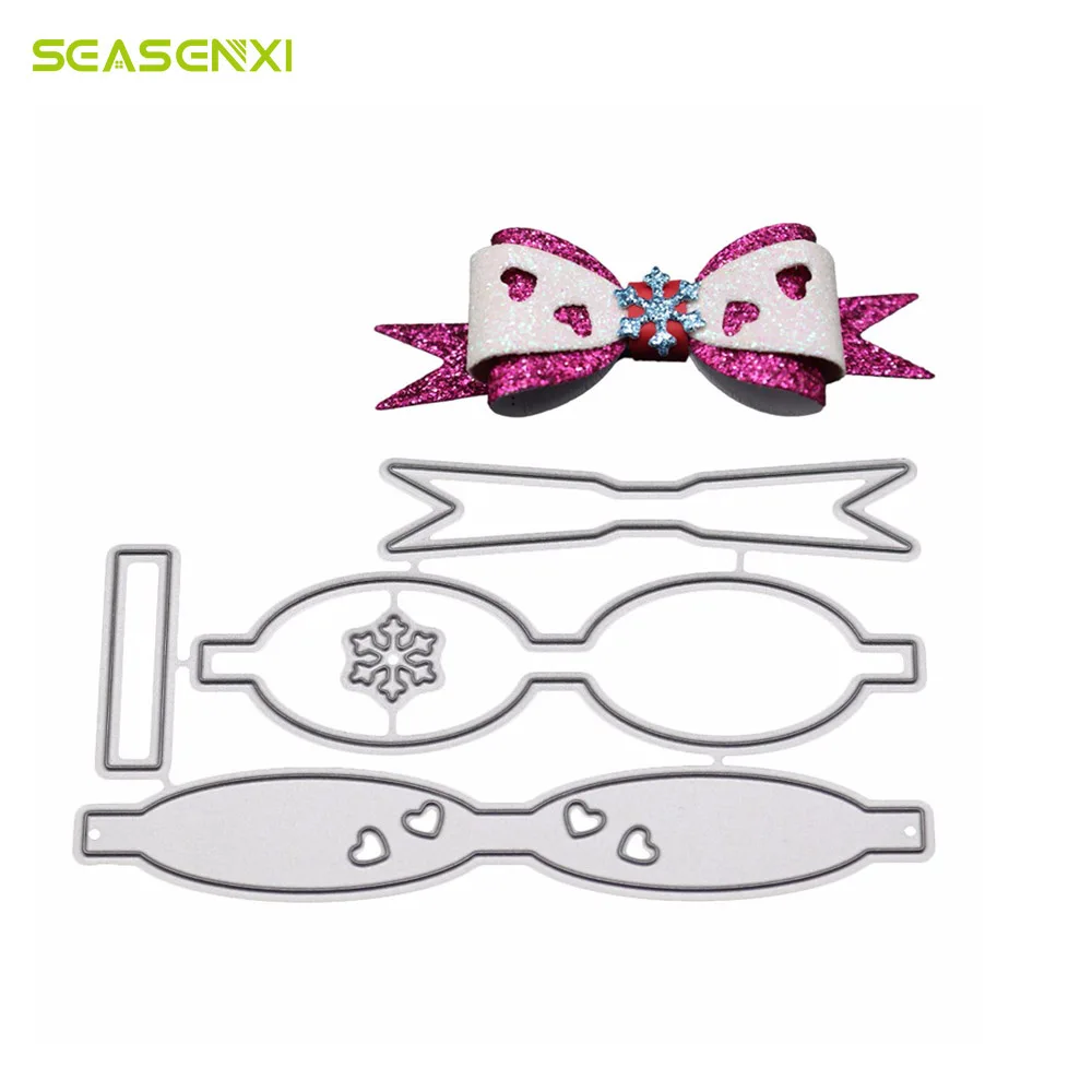 

Heart Shaped Bow tie Metal Cutting Dies New 2019 Craft Die Cuts stencil for Scrapbooking Paper card Making Decorative Troqueles