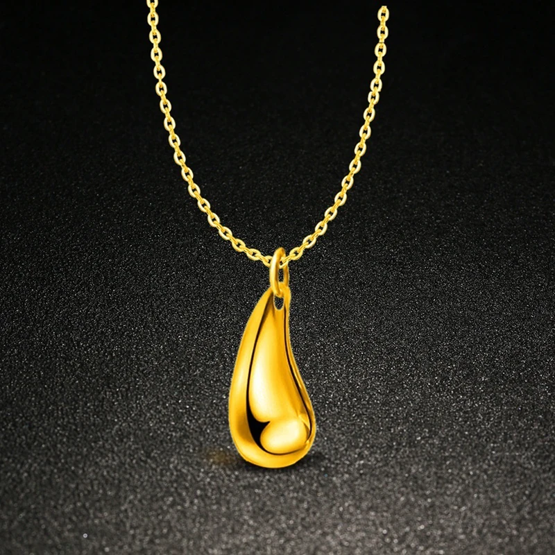 Fashion-Wedding-Bridal-Jewelry-Set-Gold-Color-Water-Drop-Bangles-Necklace-Rings-Earrings-High-Quality-Women