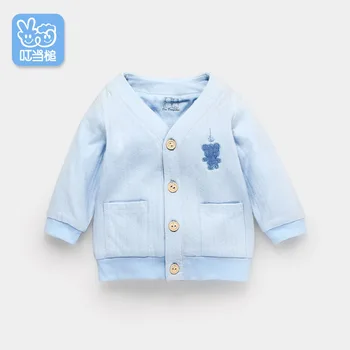 

Spring 2019 new baby long-sleeved jacket bear coat baby home wear children's coat Newborn Clothes Long-sleeved Jacket