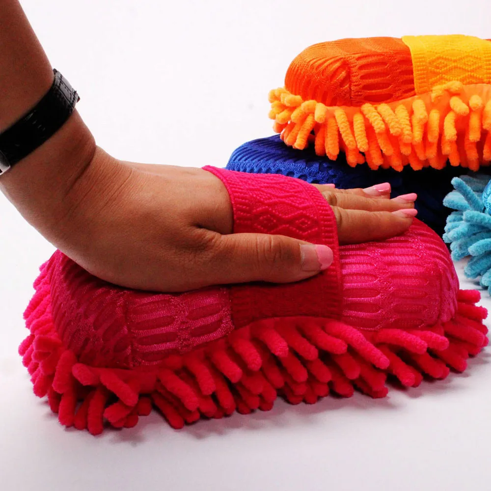 Ультратонкая синель волокно многофункциональное полотенце для чистки рук автомобиля перчатки авто аксессуары de coche многоцелевой