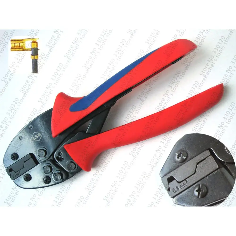 

Hand terminal crimping pliers for flag type cable lug connectors S-06FL crimping tool