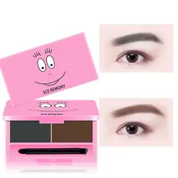 Professional stereo double brow powder can do shadow powder водостойкий инструмент для макияжа лица